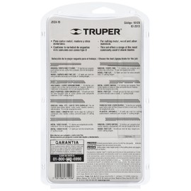 TRUPER JSCA-16 16-Pc U-Shank Jig Saw Blade Set