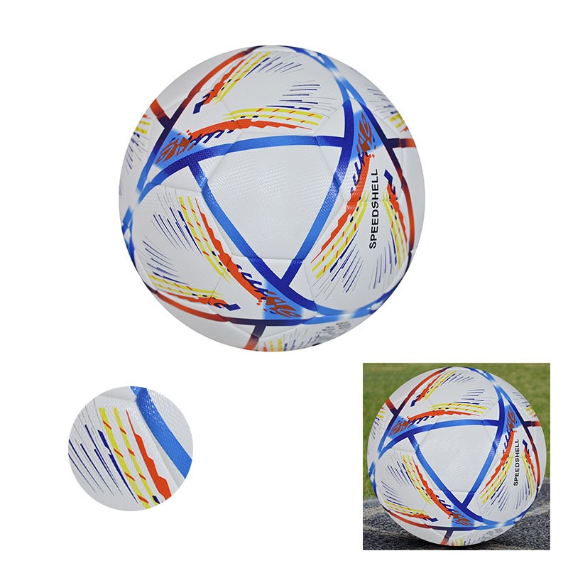 Training Soccer Ball PU No. 5 Symbol Highly Elastic Inflatable