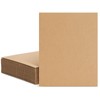 25 Pack Corrugated Cardboard Sheets, 8x10 Flat Card Boards Inserts