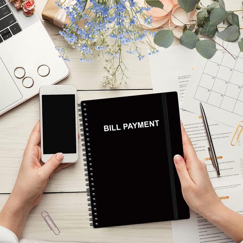 Bill Payment Tracker Notebook - Monthly Bill Organizer & Planner