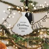 First Christmas Married Ornament 2024 Wedding Gifts for Couple, Mr