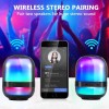 Universal Wireless LED Bluetooth Speaker Rechargeable Portable With 7 Colors