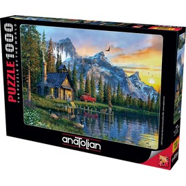 Anatolian Sunset Cabin Jigsaw Puzzle (1000 Piece), Multicolor (1024)