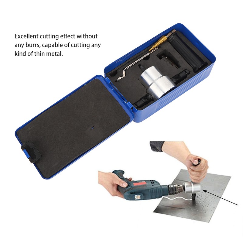6pcs Double Head Metal Sheet Nibbler Cutter Hole Saw Drill