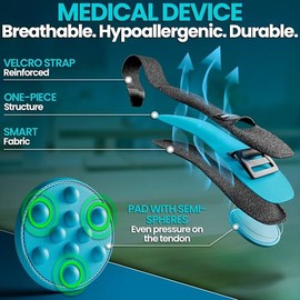 NativoDex Tennis Elbow Support Strap for Men & Women, Adjustable Elbow Brace with Removable Compression Pad, Golfers Elbow Support, Tendonitis Elbow Support, Breathable Tennis Elbow Strap