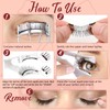 Higu clace Magnetic Eyelash kit, Reusable Magnetic Lashes Set with