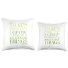 I Grow Cephalotus Follicularis Carnivorous Plant Throw Pillow