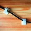 Viaky 30 Pieces White Adjustable Cable Clips Self-Adhesive Desk Organizer