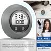 Silicone Cover Ice Bath Thermometer with Timer, Waterproof Floating Water