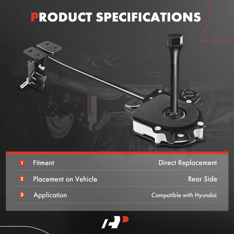 A-Premium Spare Tire Hoist Wheel Winch Assembly Compatible with Hyundai