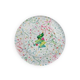 Pop Christmas Salad & Dessert Plates - 8 Per Package