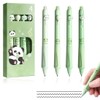 Panda Skin Ballpoint Pen Green Slide On Ballpoint Pen Black