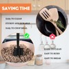 JRYGAC Hackfleisch Zerkleinerer, Multifunktion Hackfleisch, Handheld Stampfer, Hitzebeständiger Meat Masher,