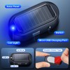 ELECTOP Car Solar Power Simulated Dummy Alarm, Anti-Theft LED Flashing
