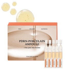 JAYJUN PDRN Porcelain Single-Use Ampoules (1.5 ml x 30ea) - High-Concentration Salmon PDRN, Multi-Hyaluronic Acid & Ceramide NP