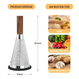 Grater, Cheese Grater, Stainless Steel, Kitchen Grater, Vegetable Grater, Grater for Vegetables, 3-Sided Grater, Potato Grater, Cheese Grater, Rasp Kitchen, Grater, Carrot Grater, Carrot Grater, Apple