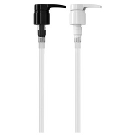 Shampoo/Conditioner Pumps, 2 Pack, For 1 Liter Bottles, 28/410 (Black/White)