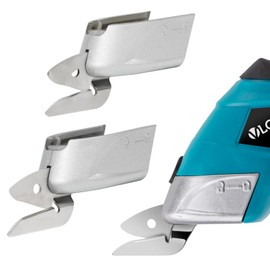 VLOXO Electric Scissors Replacement Blade, Cardboard Cutter Blade Multipurpose Home Electric Fabric Scissors Blade for Cutting Replacement for VLOXO Scissors O and D Type 2 Pack Only Blades