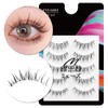 Musegetes False Eyelashes, 4D False Eyelashes, Natural False Eyelashes, Ultra