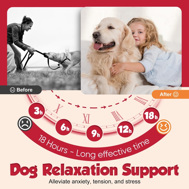 ROROCA Dog Calming Chews - Extra Herbal Formula for Pets