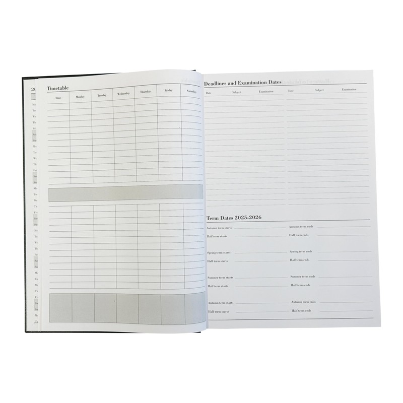 2025-2026 Academic Diary A5 Day a Page Appointment Mid Year