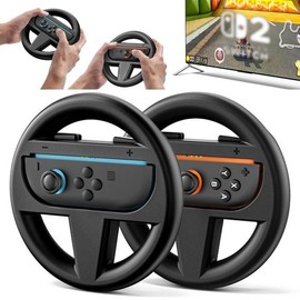 Steering Wheel for N-Switch 2 Joy-Con (2025) for Switch Racing Game Accessories / N-Switch 2 조이콘용 스티어링 휠 (2025) 스위치 레이싱 게임 액세서리용