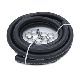 5/8 Inch Fuel Line Hose - 5/8 ID Fuel Injection Hose 300 PSI Perfect for Automotive Coolant, Power Steering Return, and Transmission Cooling Systems | 20FT Length | 10 Clamps Included