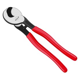 Dechengbao HJ130 Wire Cable Cutter Hand Tools Wire Rope Tools Wire Rope Tools with High Lever Hardness Cable Scissors, High Carbon Steel Material Pliers, Excellent Bolt Cutters