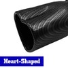 Sakali 63mm Heart-Shaped Tail Pipe Car Stainless Steel Exhaust Muffler