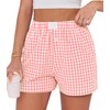 Lziizl Womens Boxer Shorts Cotton Summer Casual Pajama Y2K Sleep