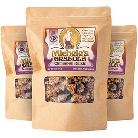 Michele's Granola Cinnamon Raisin, Pack of 3