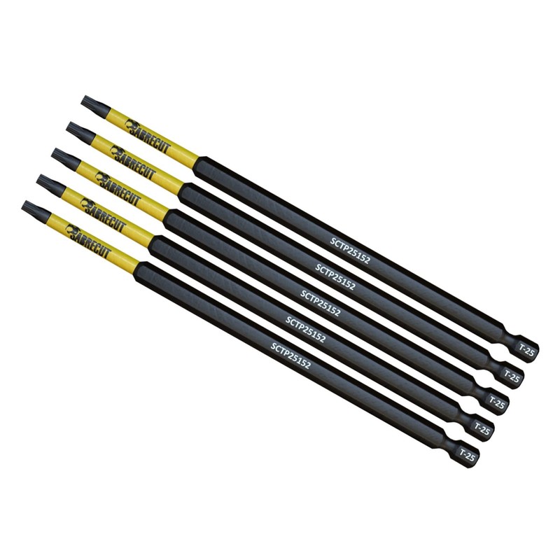 5 x SabreCut SCTP25152_5 152mm T25 TX25 Torx Tamper Proof