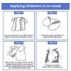 Large Underarm Sweat Pads for Women and Men Fight Hyperhidrosis