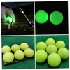 Generic 6pcs Fluorescent Glow Dark Led Golf Balls Night Practice
