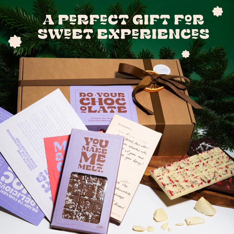 Craftly's Chocolate Making Kit: Create Delicious, Natural Chocolate at Home