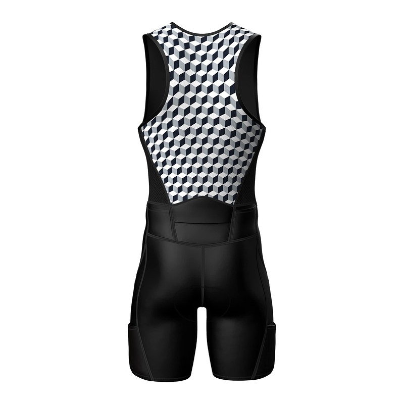 (X-Large, White) - Sparx X Triathlon Suit Men Racing Tri