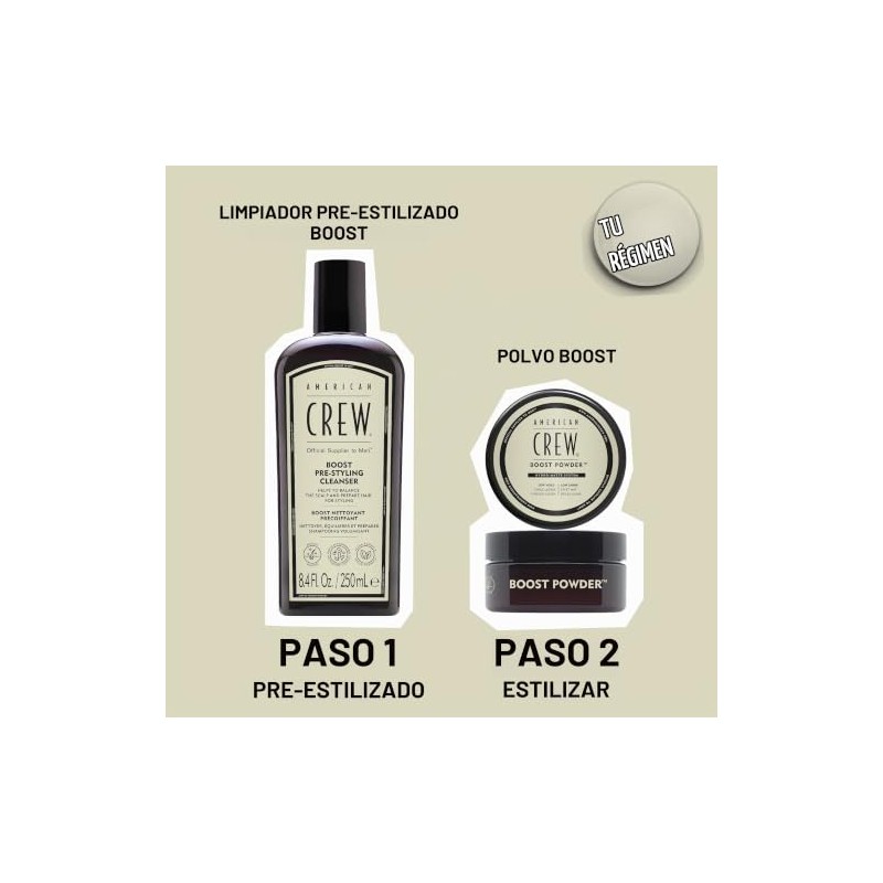 American Crew Shampo Boost Eleva y da vida al cabello
