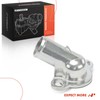 A-Premium Engine Coolant Thermostat Housing Water Outlet [45° Angle] Compatible