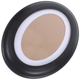 HEALLILY Picture Frame Oval Picture Frames： Wooden Wall Hanging Photo Frame Wall Mount Verticval Display Wall Decoration for Wall Decor 7 Inch Photo Frame