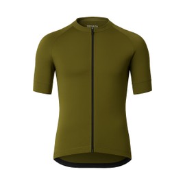 Occulto Men's Road Bike Jersey (Model: Milano), Green, S