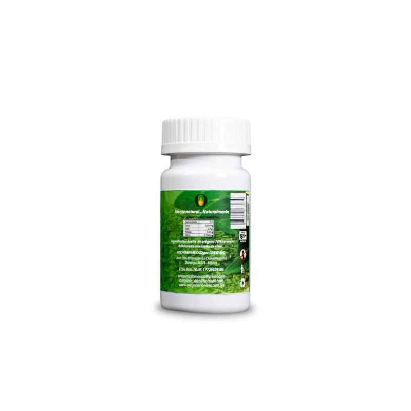 ACEITE DE ORÉGANO EN CAPSULAS UP GO 60 PZAS