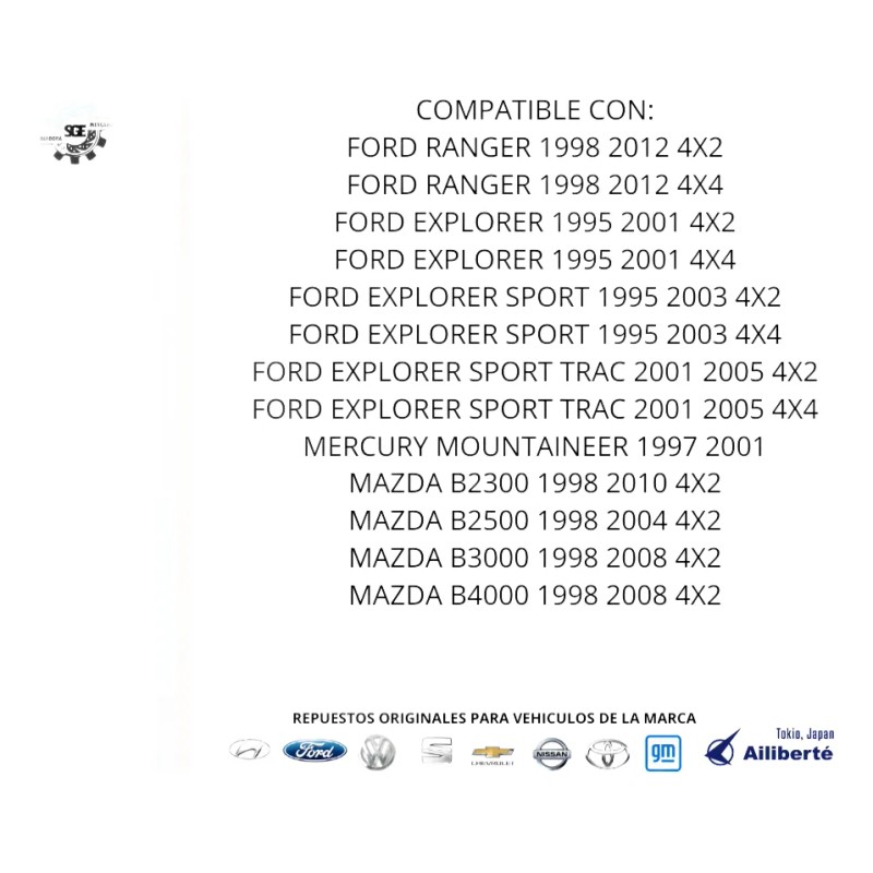 2 Bieletas Direccion Ford Explorer 1995 1996 1997 Al 2001