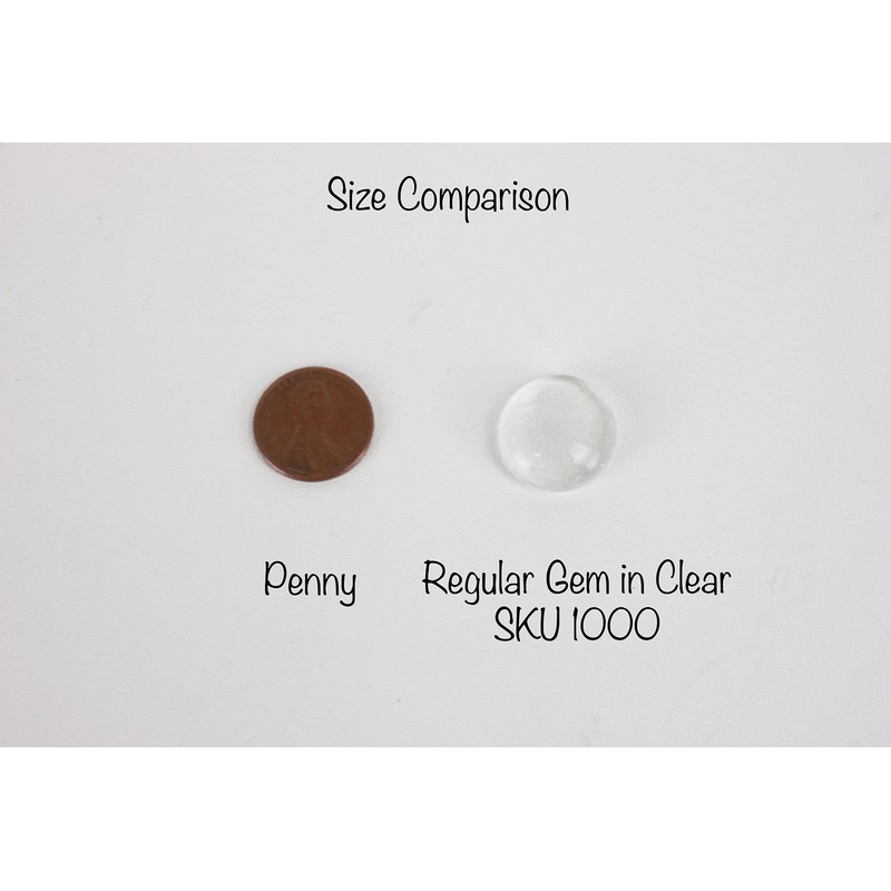 Gemnique Standard Glass Gems - Clear (48 oz.)