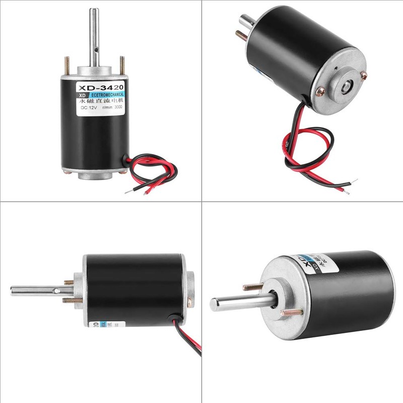 30 Watt 12 V/24 V DC Permanent Magnet Electric Motor,