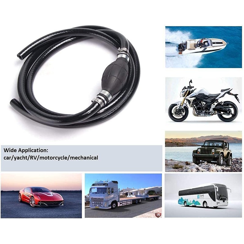 Fuel Line Assembly 3/8" Inner Dia 5/8" 6FT Outer Dia