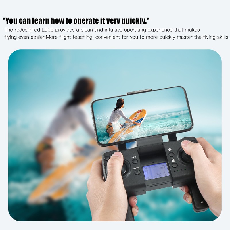 Professional L900 PRO RC Drone 4K Dual HD Camera Brushless