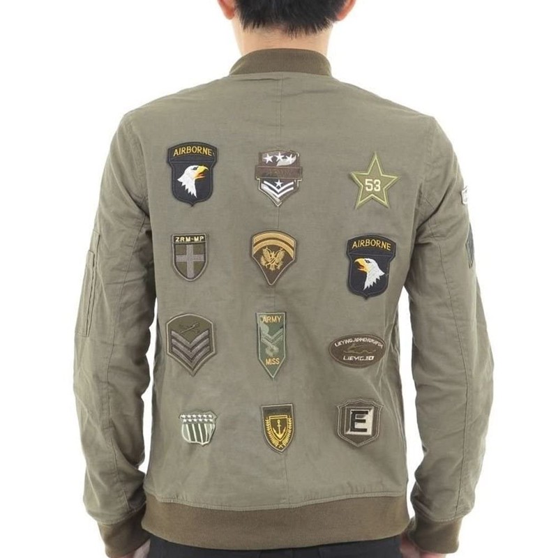 JINSELF Military Badge 18 Piece Set Iron Survival Game Self