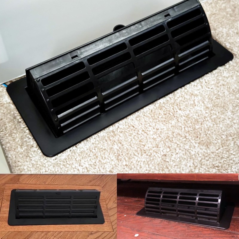 Floor Vent Covers 4 x 10 inch, Adjustable Air Vent