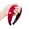 (5 types) Burnaby Wide Soft Pearl Flower Hairband Wide Headband