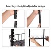 SWOMMOLY Adjustable Wall Mount Spice Rack, 9-Tier Dual-use (Multi-use) Organizer,